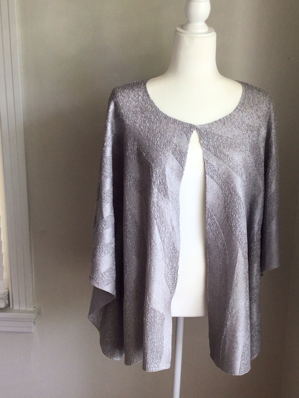 Chico’s Open Front Jacket/Poncho Wrap